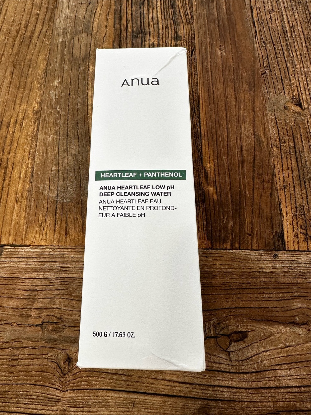 Anua Heartleaf Low pH Deep Cleansing Water – White